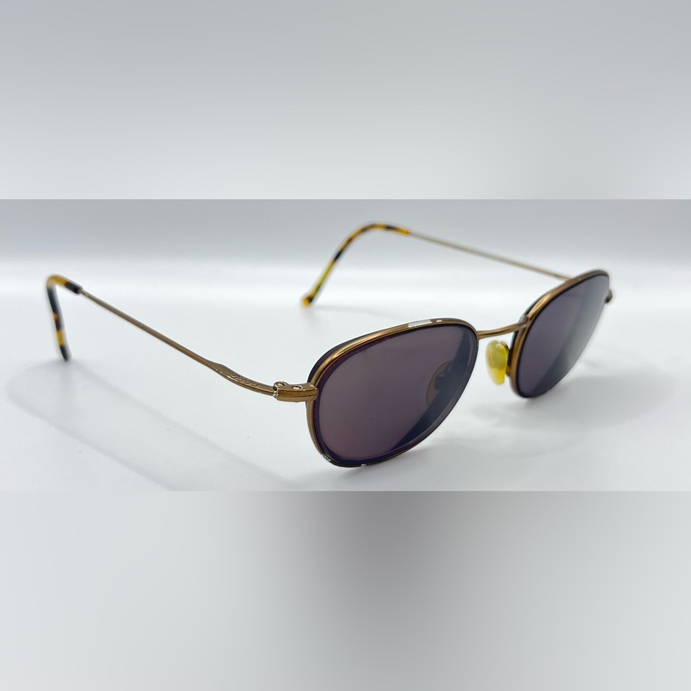 Vintage Ralph Lauren Polo Classic 284 Bronze Oval Sunglasses Frames Only